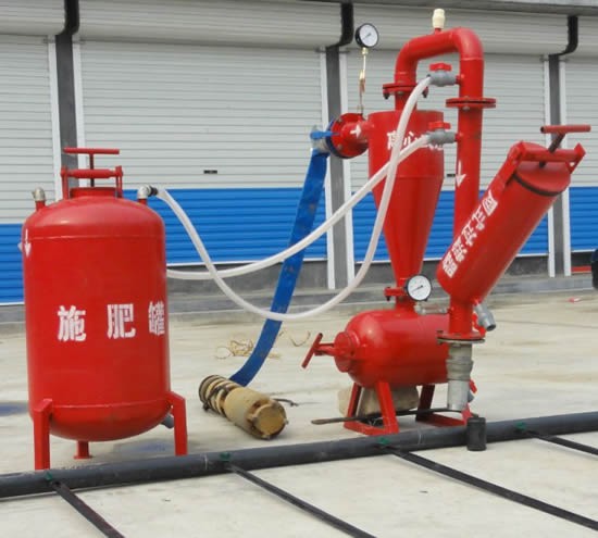 離心網式過濾器施肥罐組合